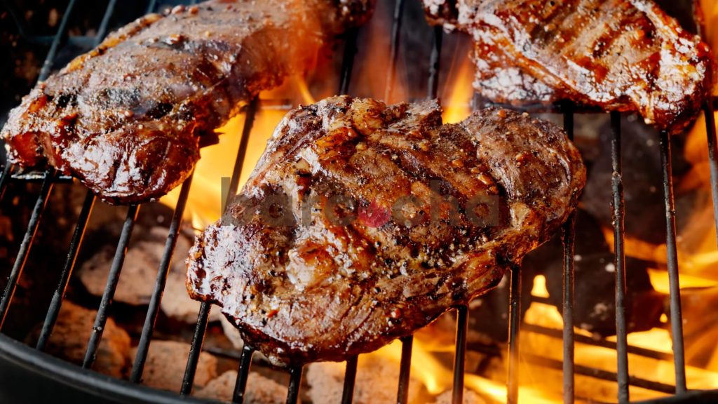 Memasak Steak Menggunakan Arang Briket